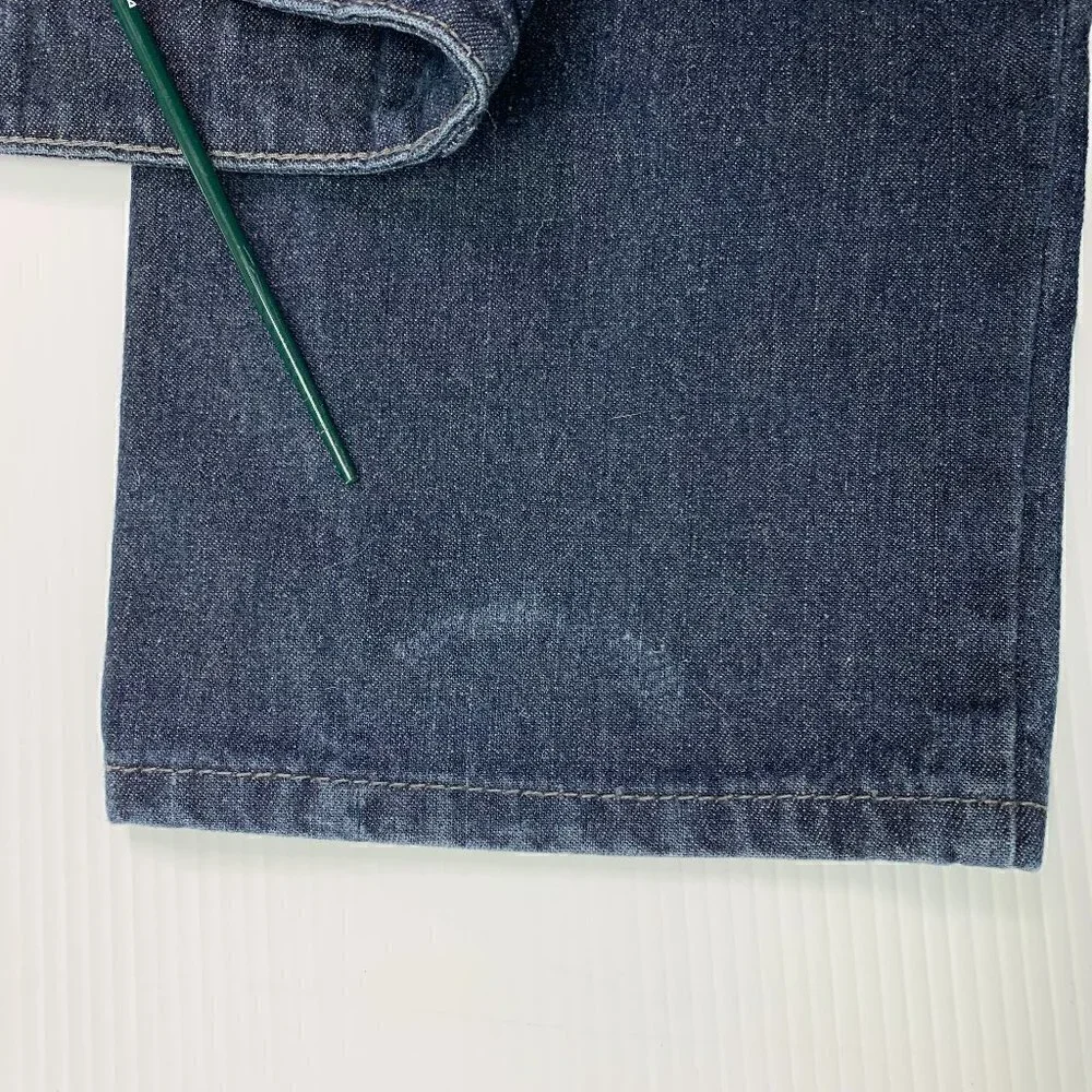 Raw Diamond Jeans Mens 30 x 32 Cotton Slim Fit Dark Wash Distress